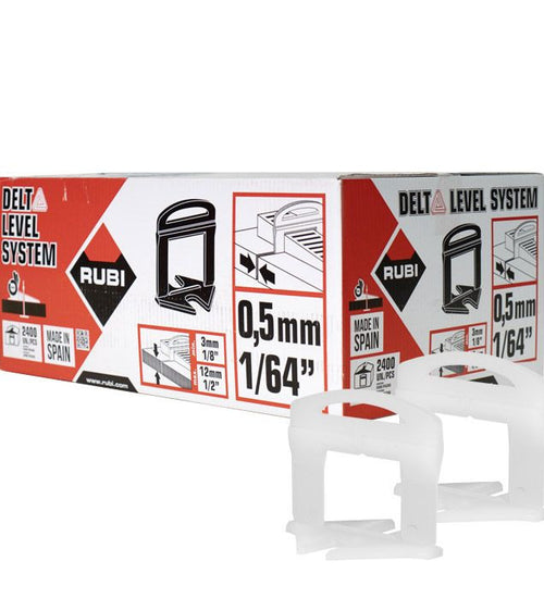 Rubi Deltalevel X 100st clip 0.5mm 3-12mm  rub 1e