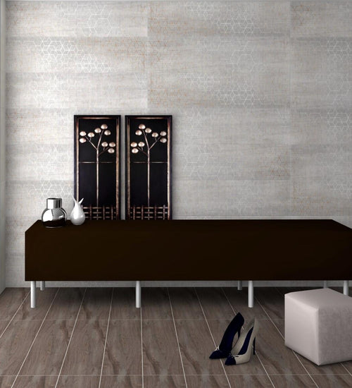 Decoratietegel Villeroy & boch Metalyn Grijs mat