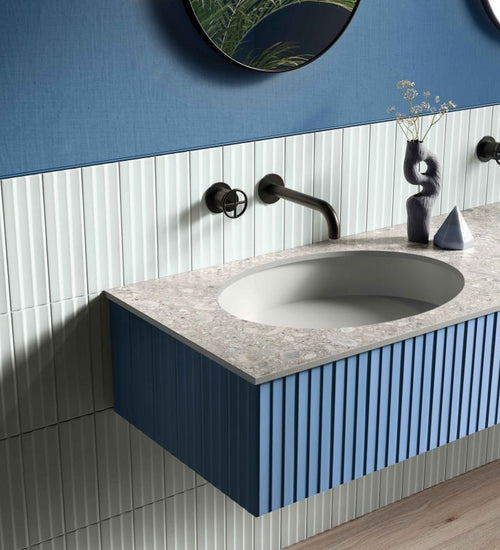 Wandtegel Flaviker Flow Grijs mat 6x25 cm