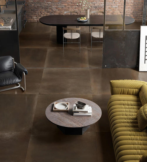 Vloertegel Villeroy & boch Metalcraft Bruin mat