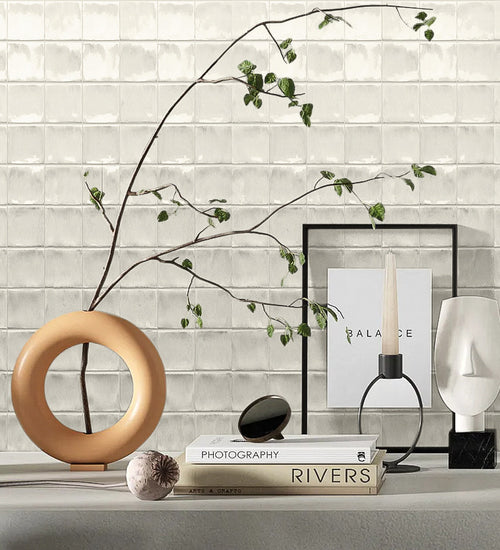 Wandtegel Grandeur Malaga Creme 13x13 cm