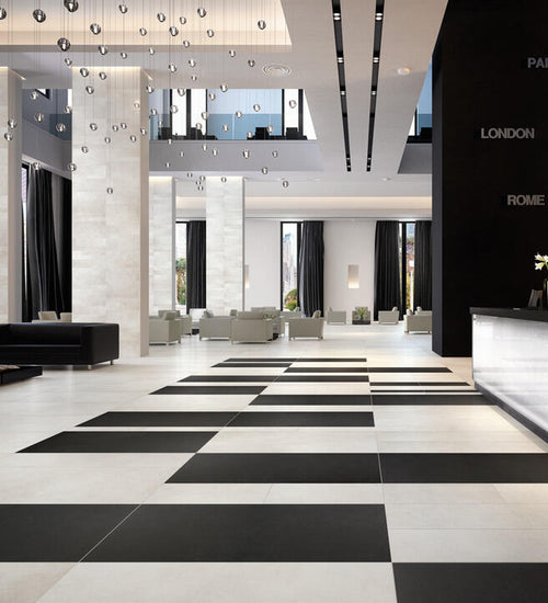 Vloertegel Villeroy & boch X-plane Zwart mat