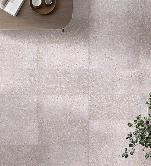 Vloertegel Sphinx Terrazzo Grijs mat