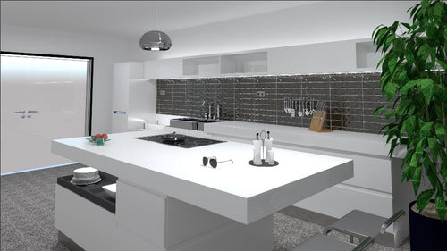 Decoratietegel Del conca Frammenti Multicolor mat 20x20 cm