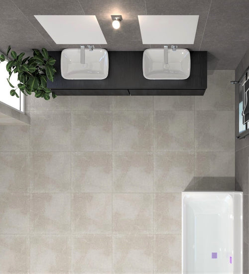 Sampletegel Sphinx Terrazzo Grijs mat