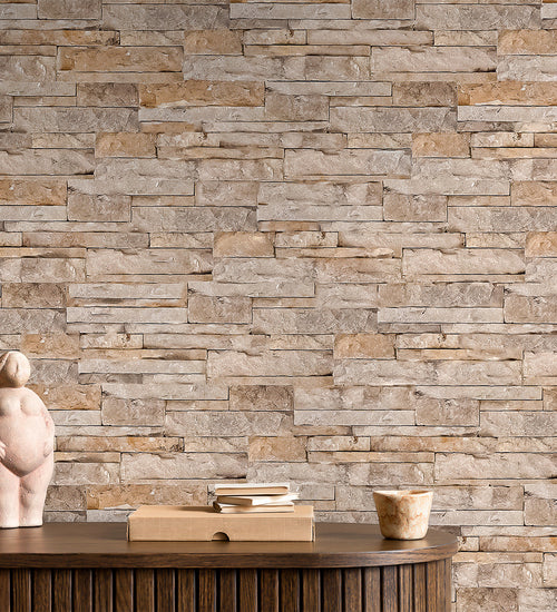 Mozaiektegel Stabigo Stone panel Grijs 20x50 cm