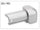 Schlueter RONDEC-E buitenhoek 90 gr. RVS H=12,5mm