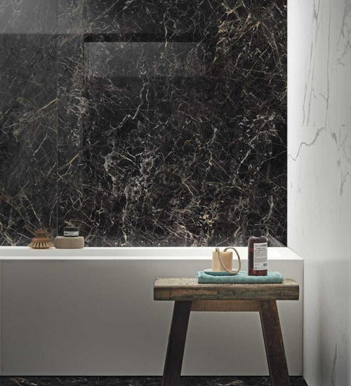 Vloertegel Marazzi italie Grandemarble Zwart glans