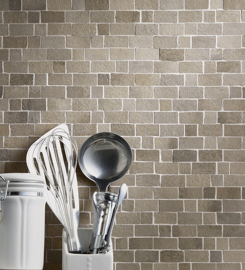 Mozaiektegel La fenice Fattoamano Bruin mat 30x30 cm