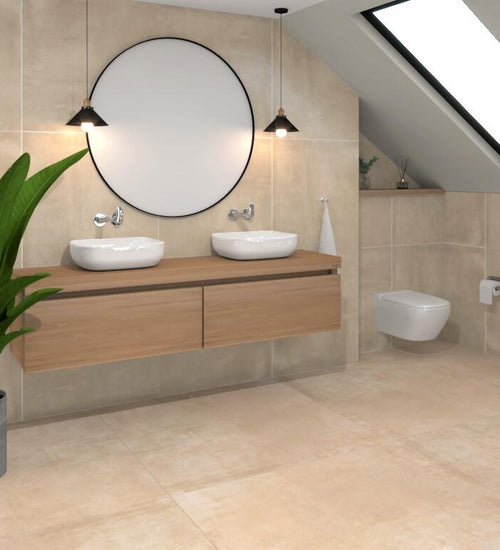 Vloertegel Fondovalle Portland Beige mat