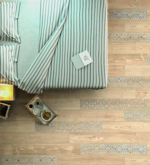 Vloertegel Arpa Facewood Bruin mat 20x120 cm