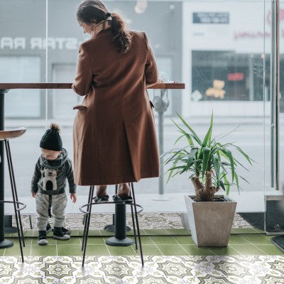 Sampletegel Sottocer Egmont Groen mat