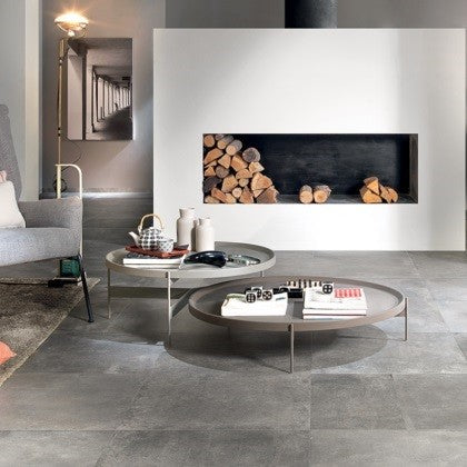 Mozaiektegel Sichenia Chateaux Antraciet mat 30x30 cm