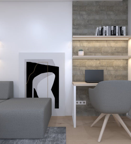 Decoratietegel Del conca Lavaredo Grijs mat 30x60 cm