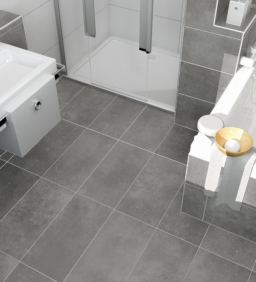 Vloertegel Rak Surface Grijs mat