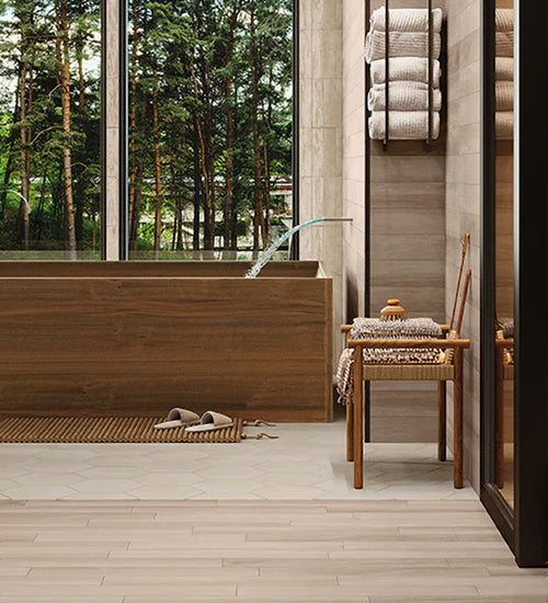 Vloertegel Baerwolf Bois Beige mat 10x60 cm