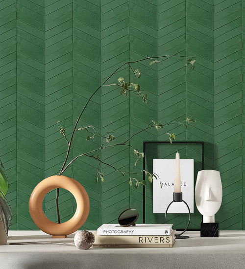 Wandtegel Grandeur Granada Groen glans 6x27 cm