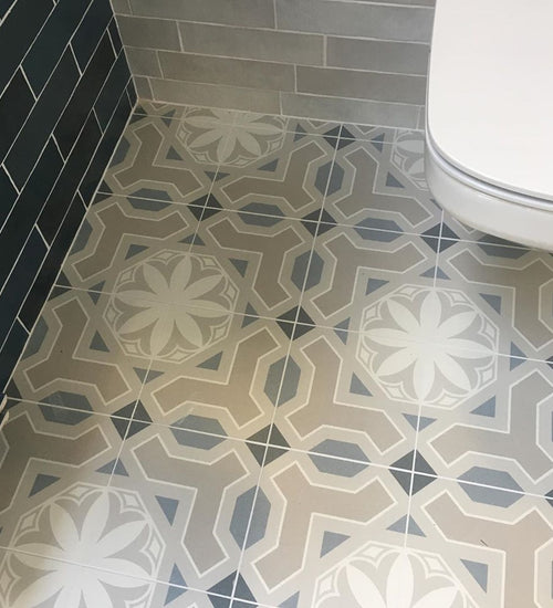 Vloertegel Vives Alameda-R Linden Cielo 20x20 cm