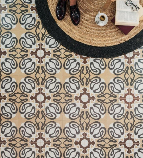 Vloertegel Vives Alameda-R Suanzes Pardo 20x20 cm