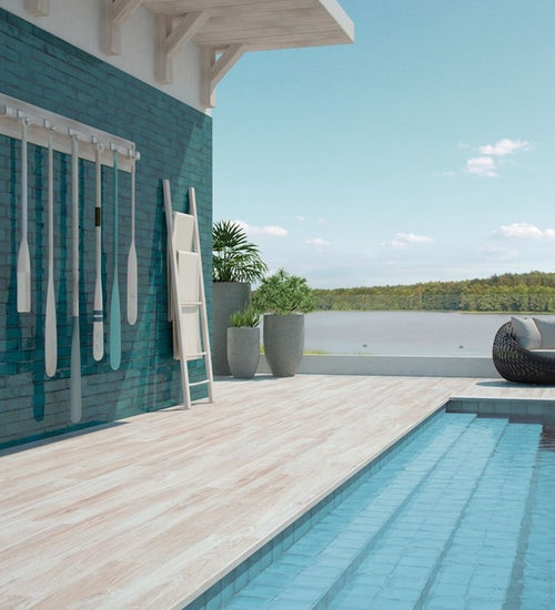 Wandtegel Cifre Alchimia Blue Brillo 7,5x30 cm