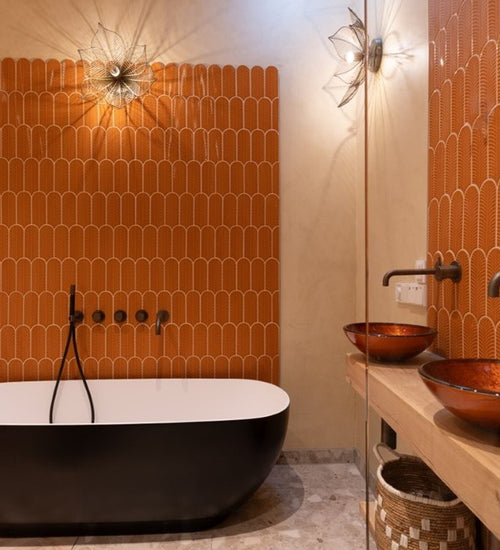 Sampletegel Cifre Alma Scale Ochre Brillo
