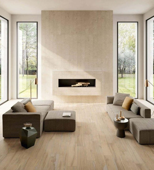 Vloertegel Emilgroup Alter Ego Miele 20x120 cm