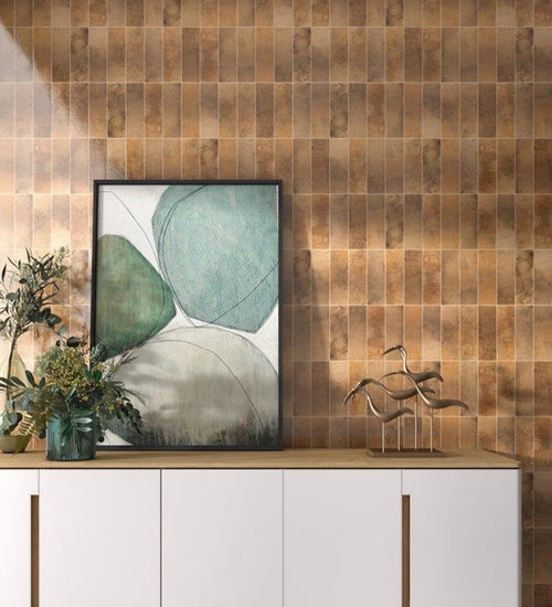 Wandtegel Cevica Amazon Camel 7,5x22,5 cm