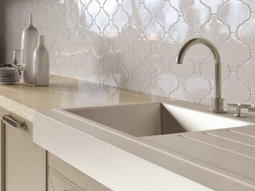 Sampletegel Adex Arabesco Liso  Blanco Z