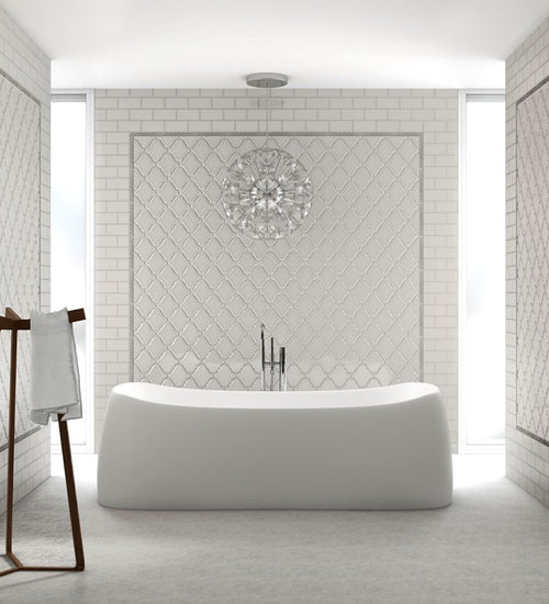 Sampletegel Adex Arabesco Liso  Silver Mist