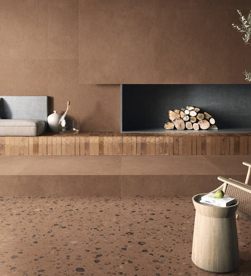 Vloertegel Carmen Argillae Coccio Terra Rect 60x60 cm