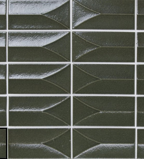 Wandtegel Carmen Arka Forma Green 5,8x11,6 cm