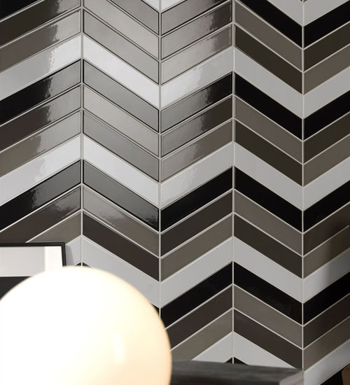 Wandtegel Tonalite Arrow Sand(glans) A+B 5x23 cm