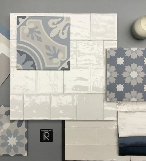 Wandtegel Revoir Paris Atelier Blanc de Lin Glossy 10x10 cm