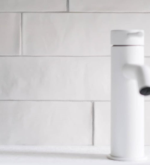 Wandtegel Revoir Paris Atelier Blanc de Lin Glossy 6,2x25 cm