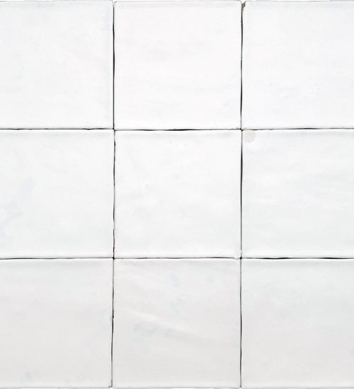 Wandtegel Revoir Paris Atelier Blanc de Lin Mat 10x10 cm