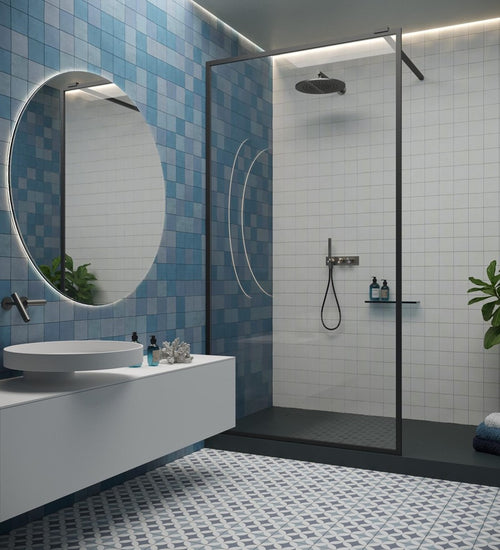 Wandtegel Revoir Paris Atelier Blanc de Lin Mat 10x10 cm