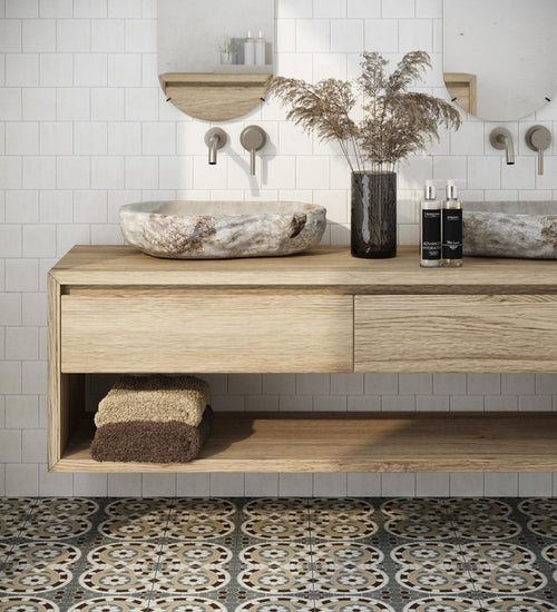 Wandtegel Revoir Paris Atelier Blanc de Lin Mat 10x10 cm