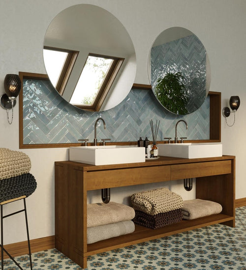 Sampletegel Revoir Paris Atelier Bleu Lumiere Glossy