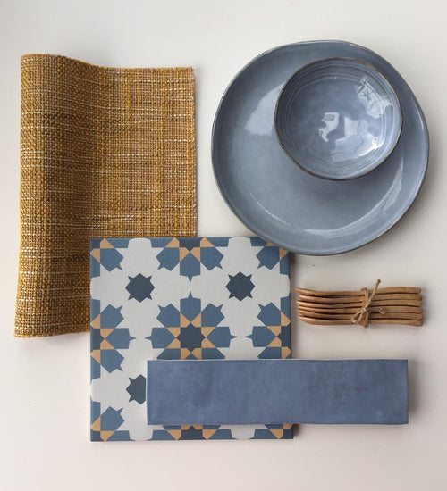 Sampletegel Revoir Paris Atelier Bleu Lumiere Glossy