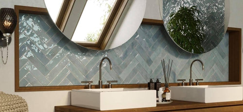 Sampletegel Revoir Paris Atelier Bleu Lumiere Glossy