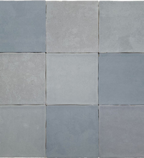 Wandtegel Revoir Paris Atelier Bleu Lumiere Mat 10x10 cm