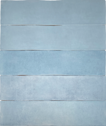 Wandtegel Revoir Paris Atelier Bleu Lumiere Mat 6,2x25 cm