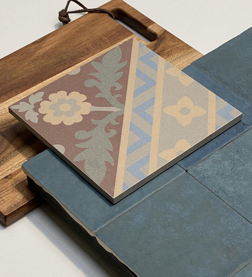 Sampletegel Revoir Paris Atelier Bleu Marine Mat