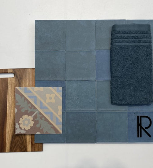 Sampletegel Revoir Paris Atelier Bleu Marine Mat