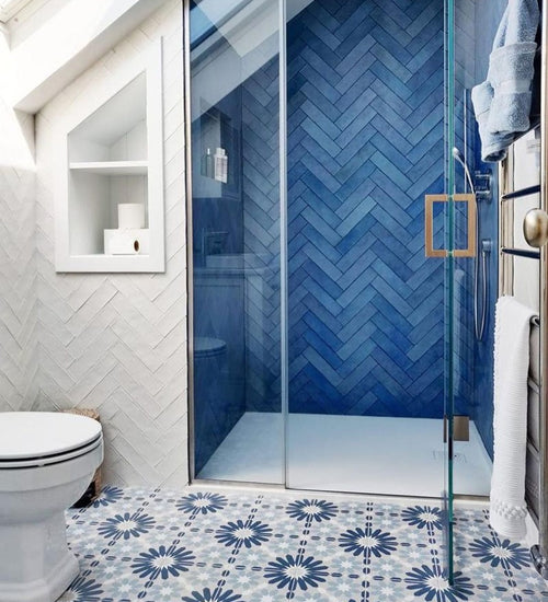 Sampletegel Revoir Paris Atelier Bleu Marine Mat