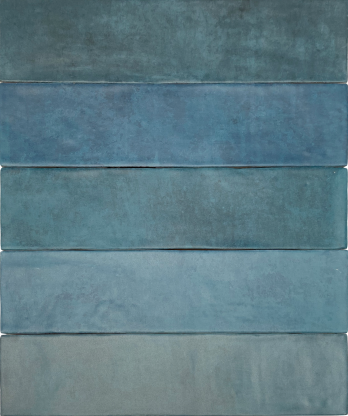 Wandtegel Revoir Paris Atelier Bleu Marine Mat 6,2x25 cm