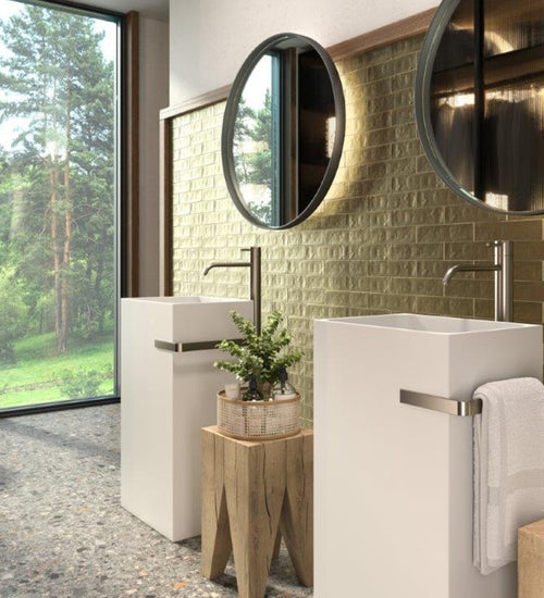 Wandtegel Revoir Paris Atelier Luxe Gold 6,2x25 cm