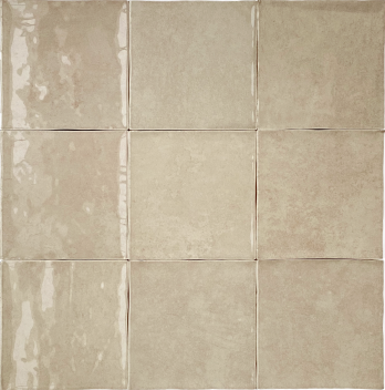 Wandtegel Revoir Paris Atelier Taupe Glossy 10x10 cm