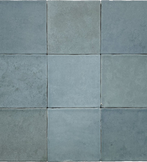 Wandtegel Revoir Paris Atelier Turquoise Mat 10x10 cm