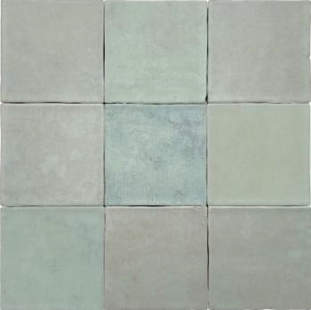 Wandtegel Revoir Paris Atelier Vert d'Eau Mat 10x10 cm